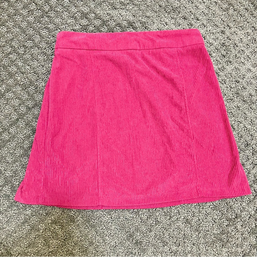 Sincerely Jules Pink Mini Skirt Feminine Coquette Preppy Spring Brunch A-Line
